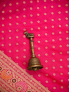 Pink Meenakari Konia Katan Silk Handloom Banarasi Saree - Sacred Weaves