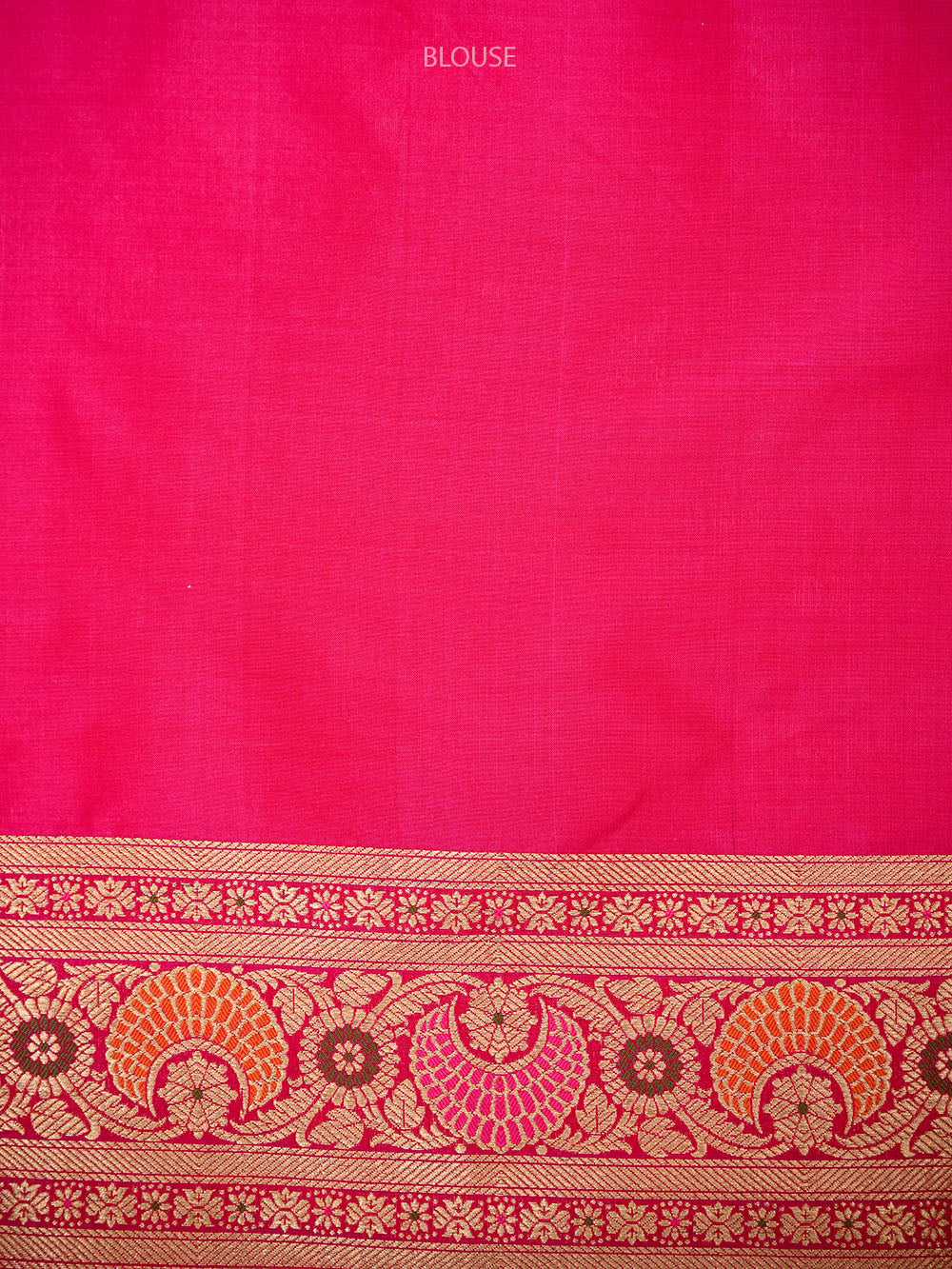 Pink Meenakari Konia Katan Silk Handloom Banarasi Saree - Sacred Weaves