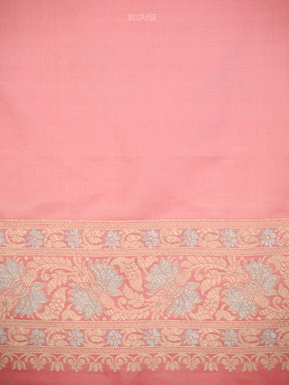Pastel Pink Zari Jaal Uppada Katan Silk Handloom Banarasi Saree - Sacred Weaves