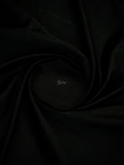 Black Plain Sona Roopa Satin Silk Handloom Banarasi Saree - Sacred Weaves