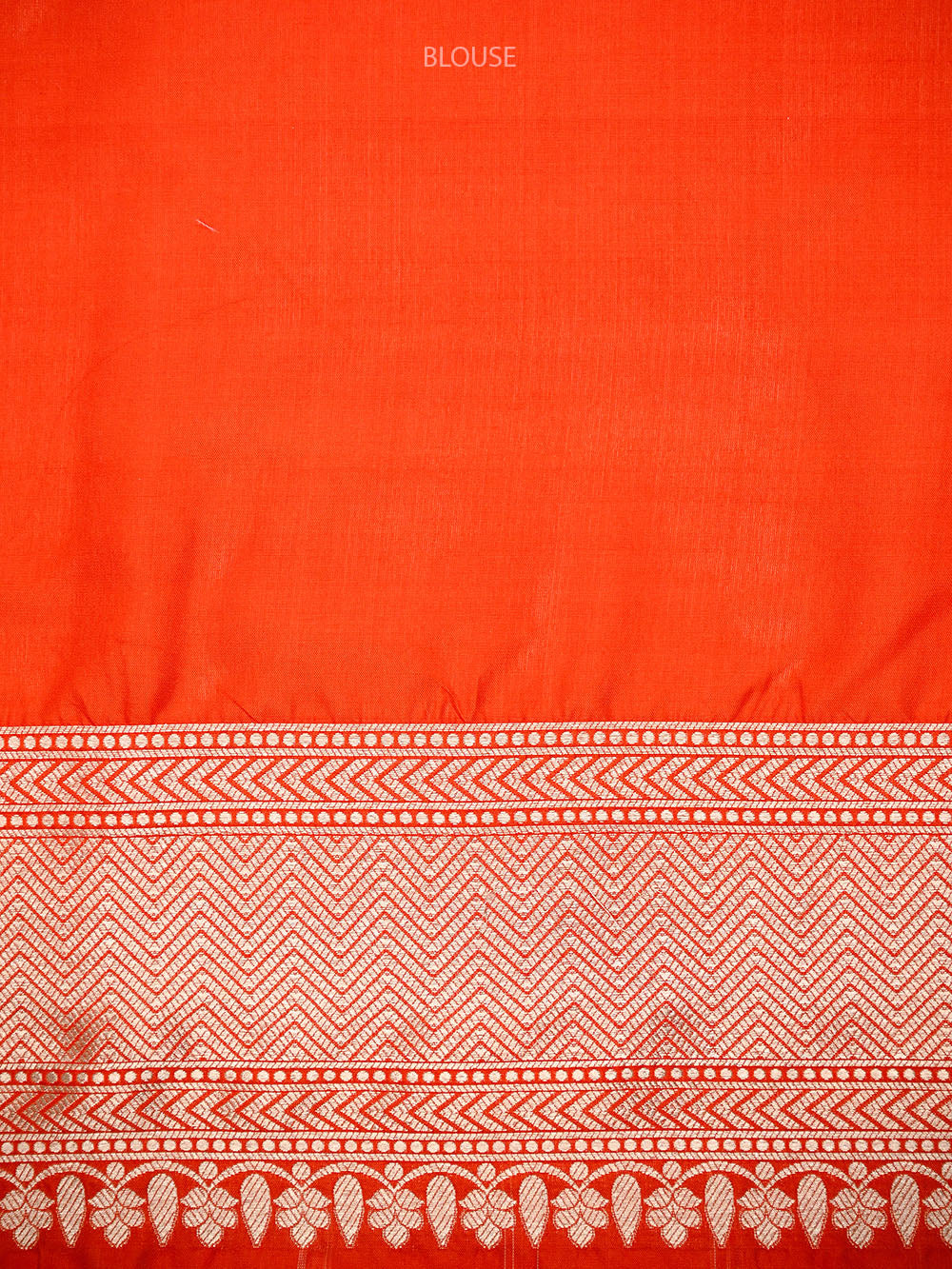 Red Orange Rangkat Jaal Katan Silk Handloom Banarasi Saree - Sacred Weaves