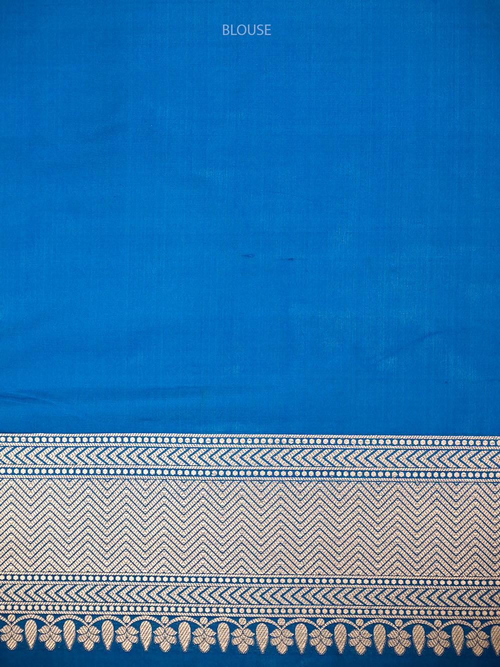 Blue Green Rangkat Jaal Katan Silk Handloom Banarasi Saree - Sacred Weaves