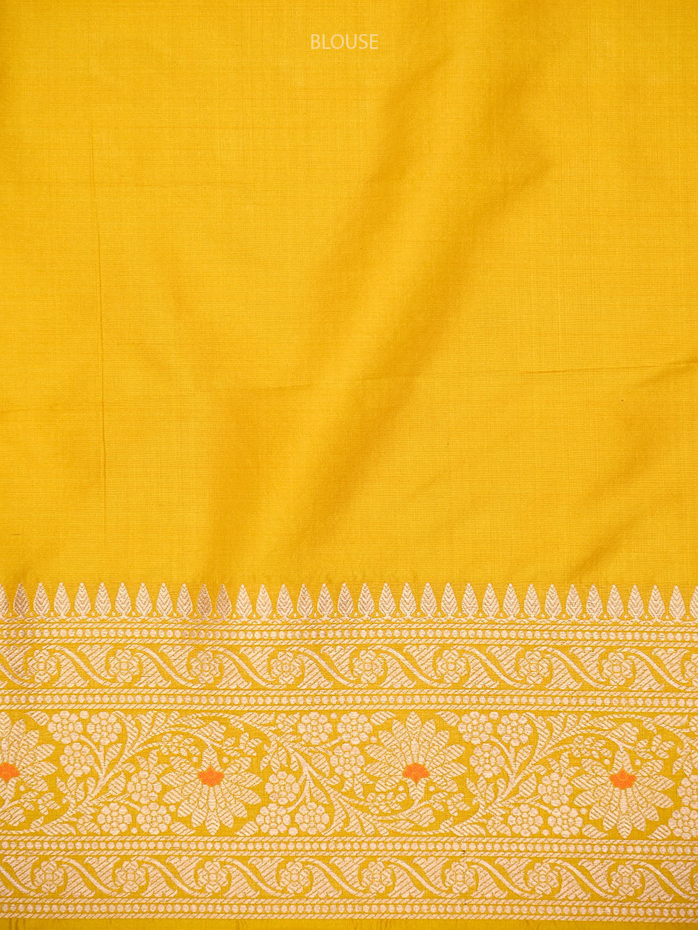 Yellow Meenakari Uppada Jaal Katan Silk Handloom Banarasi Saree - Sacred Weaves
