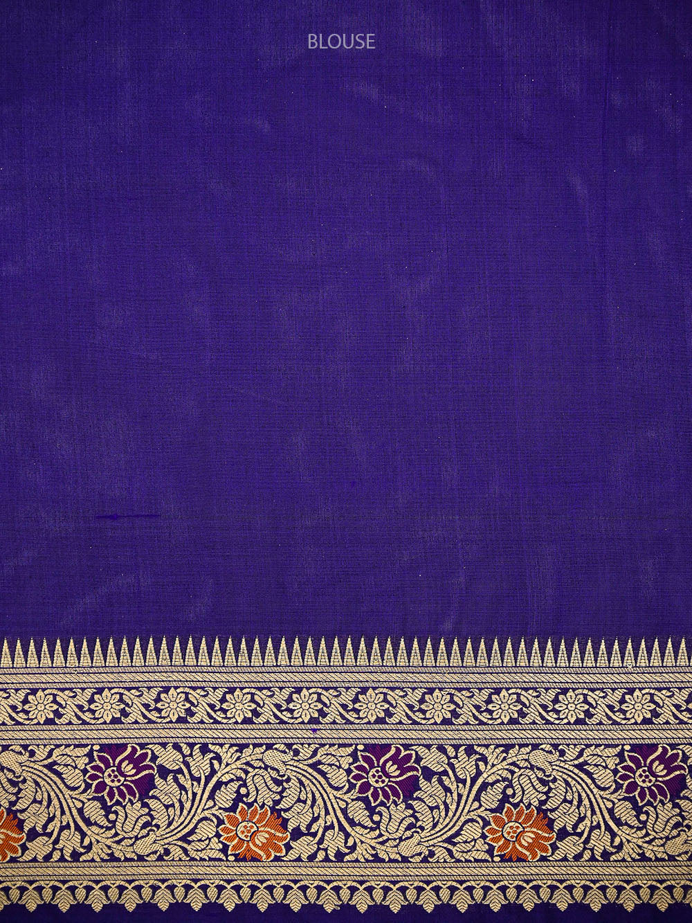 Purple Rangkat Jaal Katan Silk Handloom Banarasi Saree -Sacred Weaves