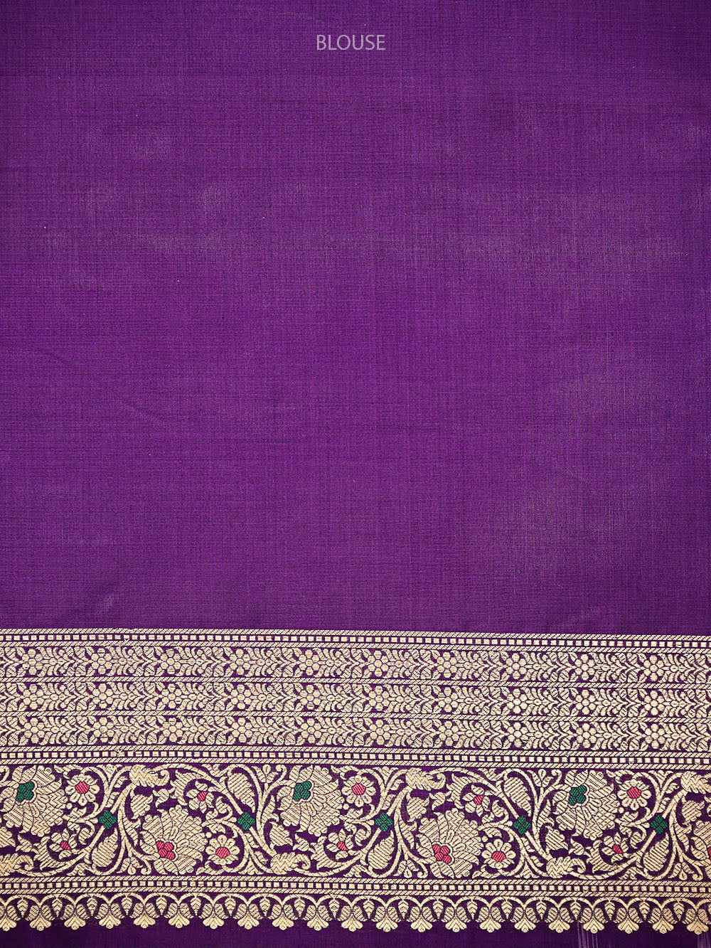 Dark Purple Rangkat Jaal Katan Silk Handloom Banarasi Saree - Sacred Weaves