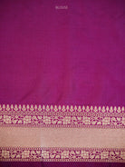 Magenta Jaal Rangkat Katan Silk Handloom Banarasi Saree - Sacred Weaves