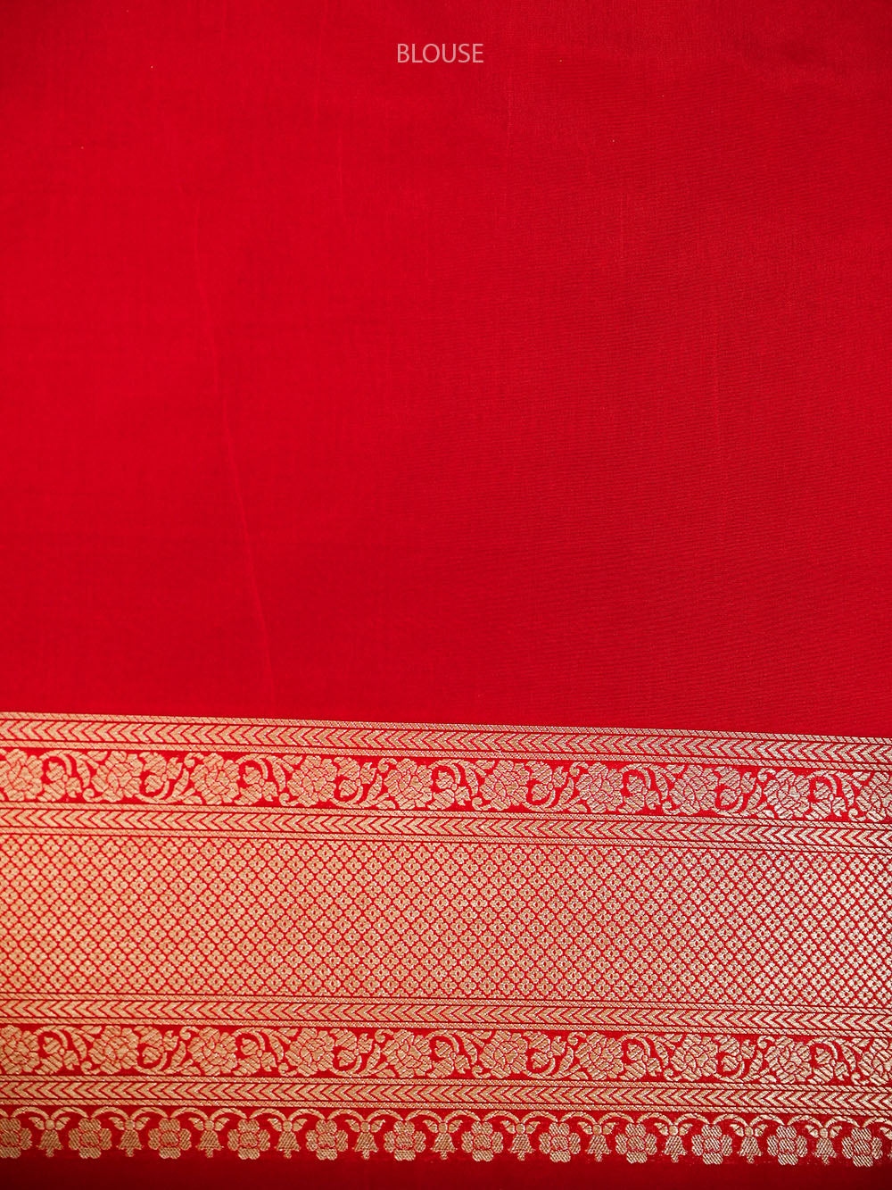 Red Jaal Rangkat Katan Silk Handloom Banarasi Saree - Sacred Weaves