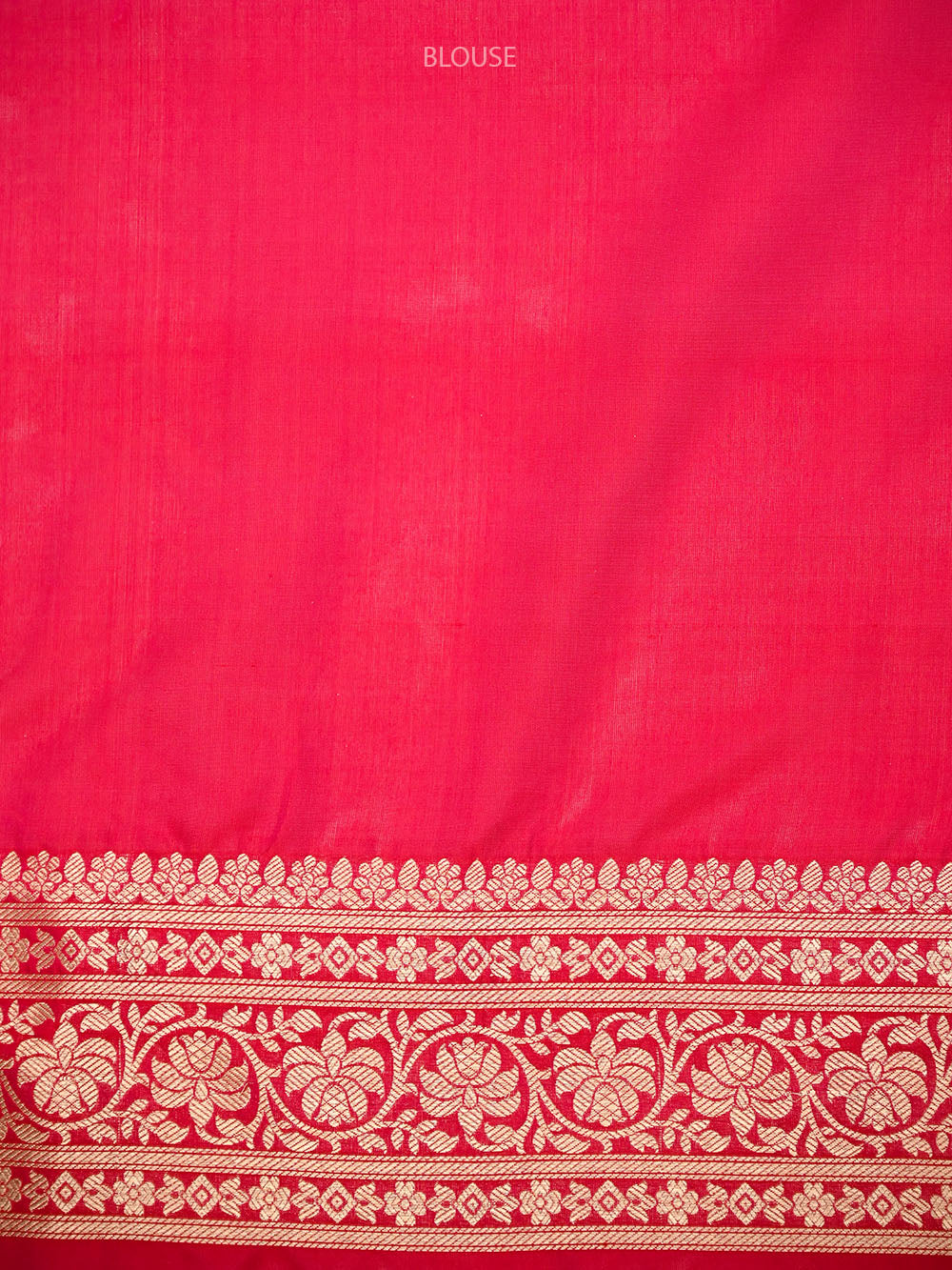 Dark Pink Orange Rangkat Jaal Katan Silk Handloom Banarasi Saree - Sacred Weaves