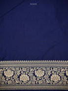 Blue Pichwai Meenakari Katan Silk Handloom Banarasi Saree - Sacred Weaves