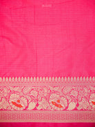 Dark Pink Brocade Rangkat Katan Silk Handloom Banarasi Saree - Sacred Weaves