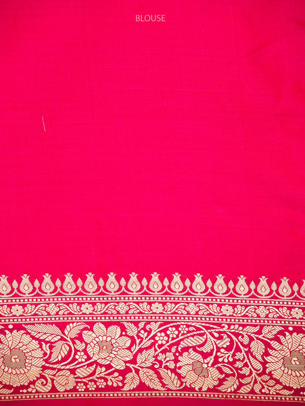 Dark Pink Rangkat Jaal Katan Silk Handloom Banarasi Saree - Sacred Weaves