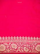 Dark Pink Rangkat Jaal Katan Silk Handloom Banarasi Saree - Sacred Weaves