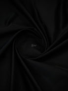 Black Plain Satin Silk Handloom Banarasi Saree - Sacred Weaves