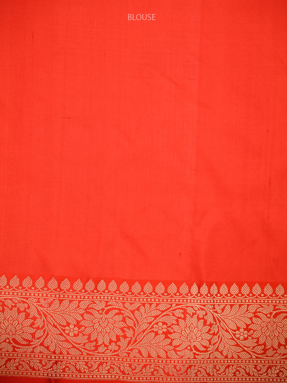 Beige Red Floral Boota Katan Silk Handloom Banarasi Saree - Sacred Weaves