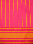 Dark Pink Plain Katan Silk Handloom Banarasi Saree - Sacred Weaves