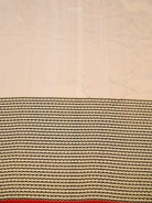 White Sona Roopa Satin Silk Handloom Banarasi Saree - Sacred Weaves