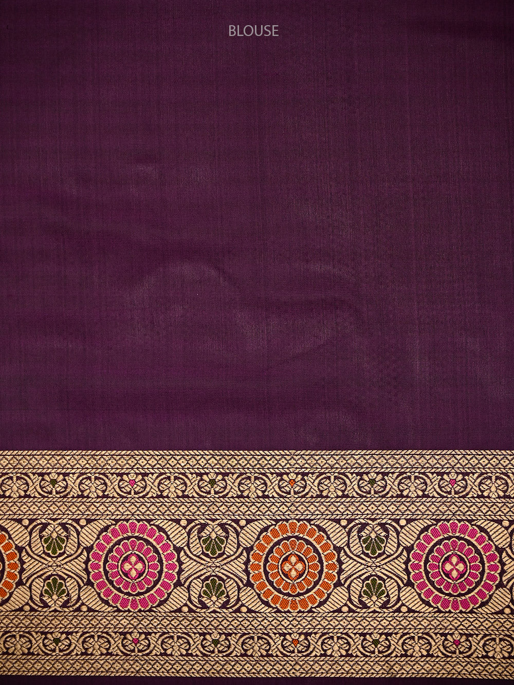 Dark Purple Konia Meenakari Katan Silk Handloom Banarasi Saree - Sacred Weaves