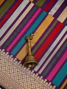 Purple Sona Roopa Meenakari Katan Silk Handloom Banarasi Saree -Sacred Weaves