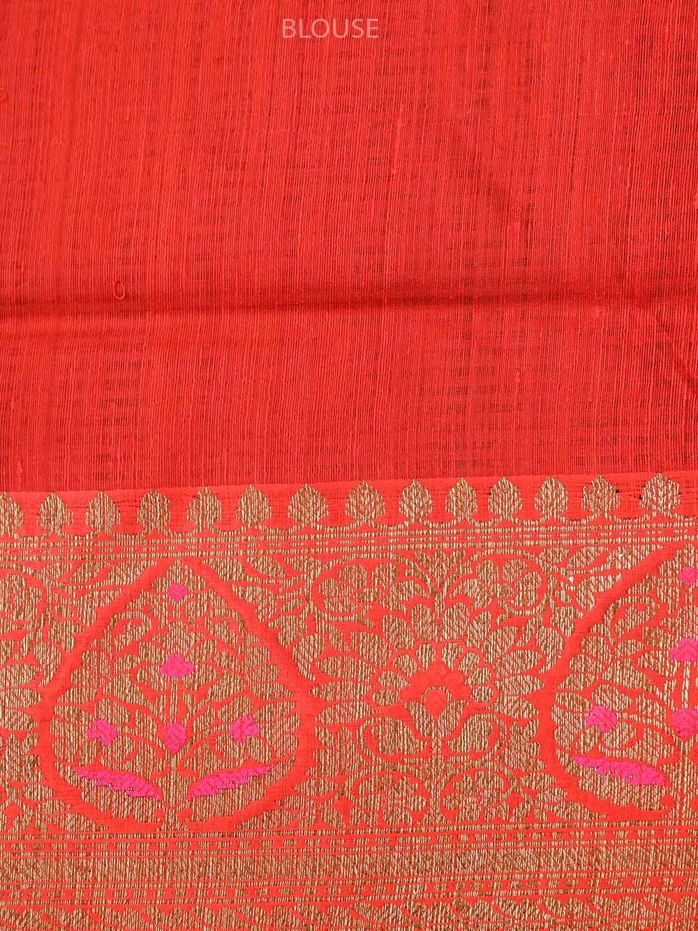 Purple Meenakari Boota Dupion Silk Handloom Banarasi Saree - Sacred Weaves