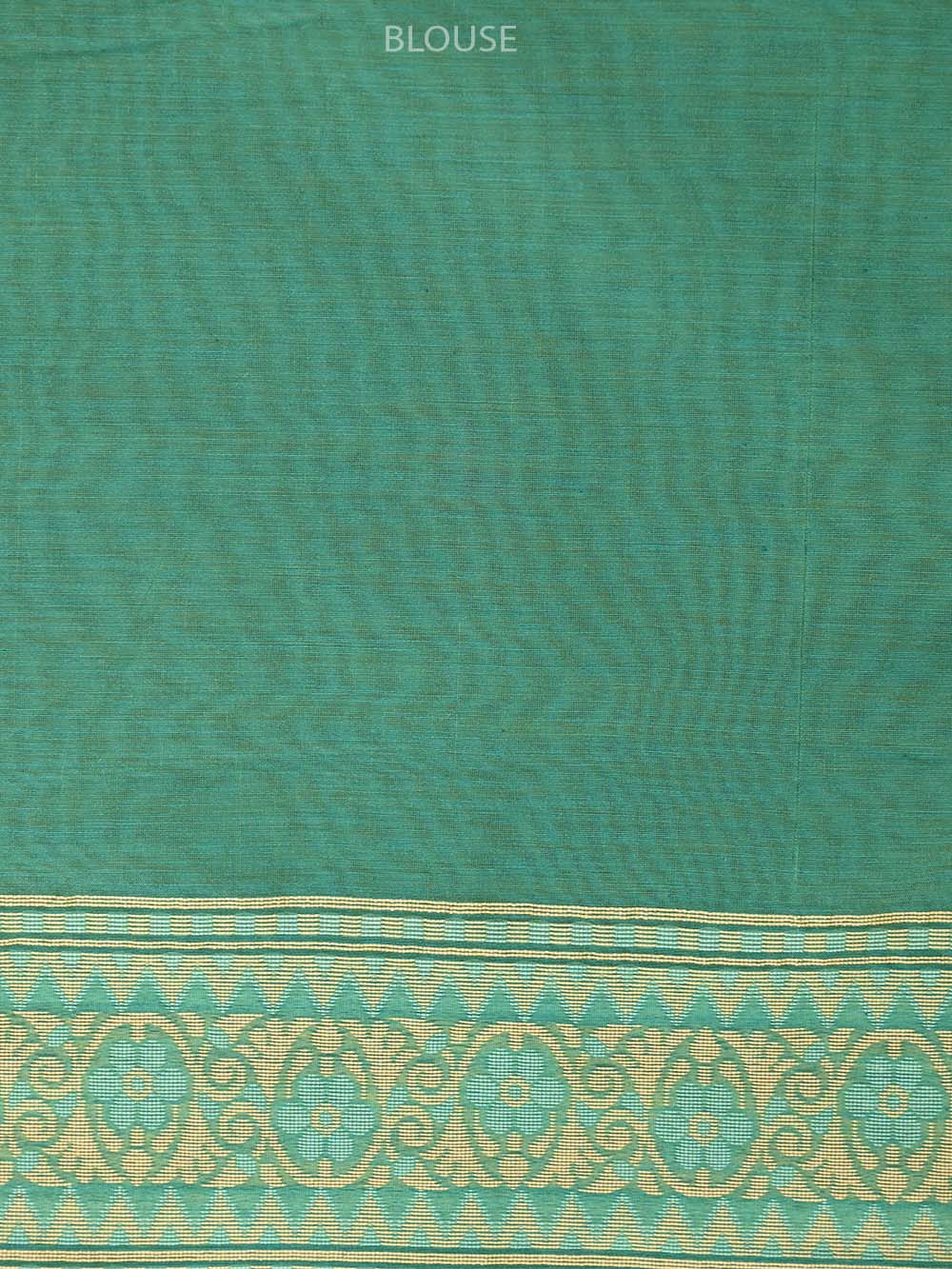 Green Jaal Cotton Silk Handloom Banarasi Saree