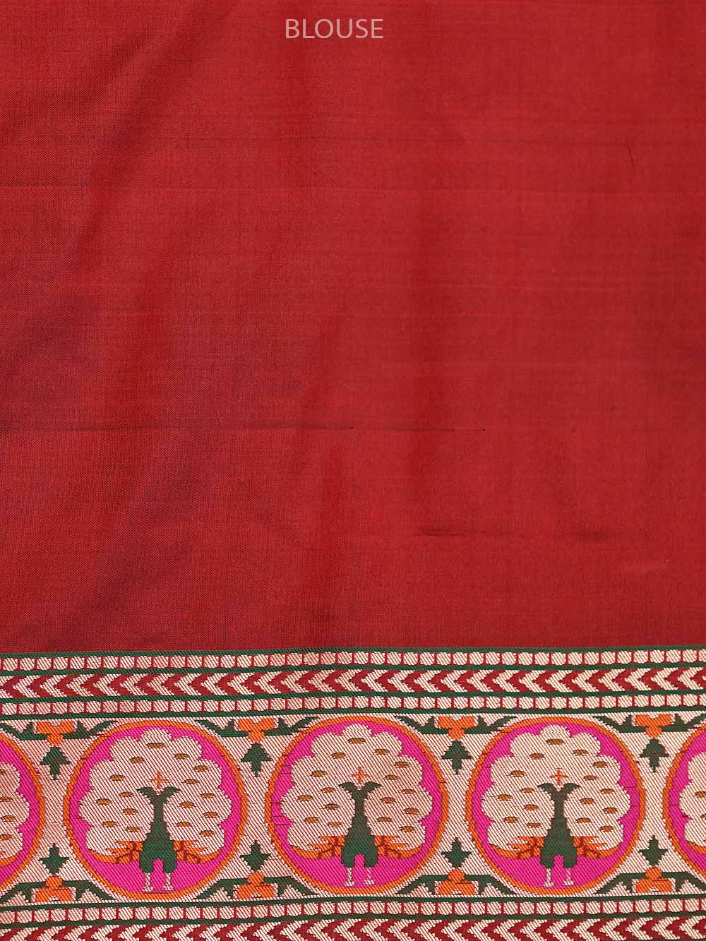 Inky Blue Paithani Katan Silk Handloom Banarasi Saree - Sacred Weaves