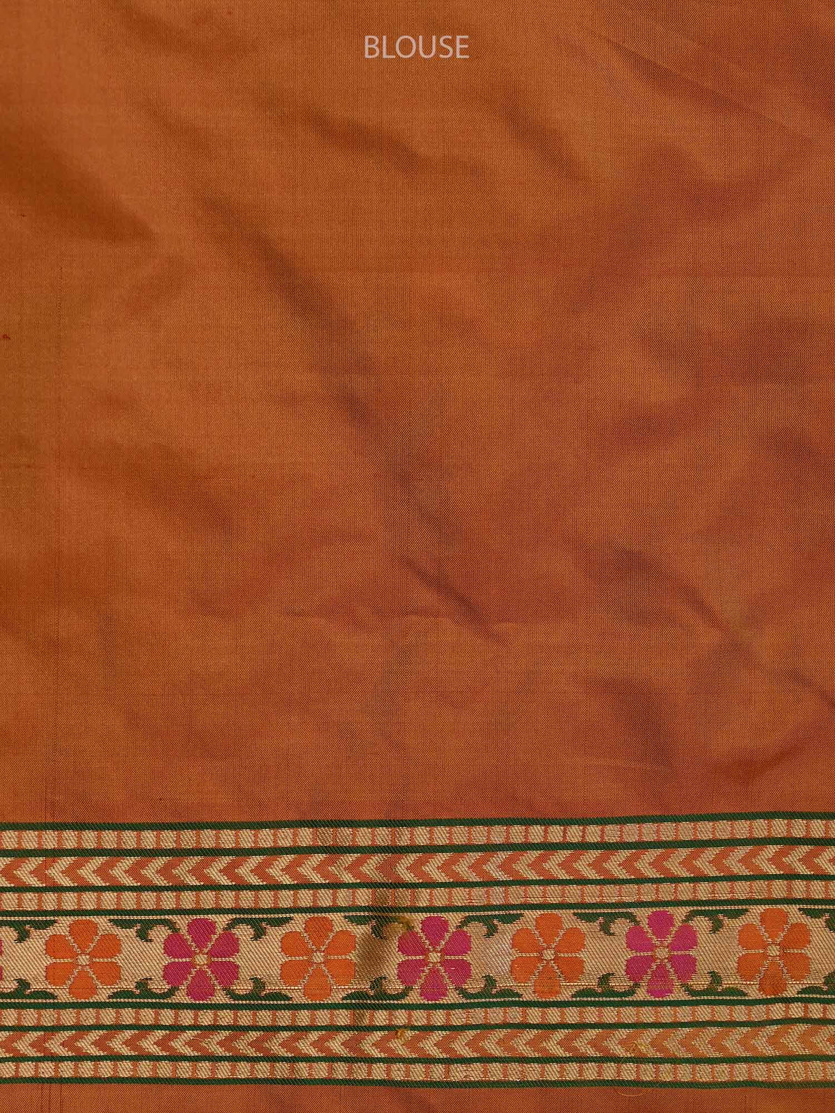 Red Paithani Katan Silk Handloom Banarasi Saree - Sacred Weaves