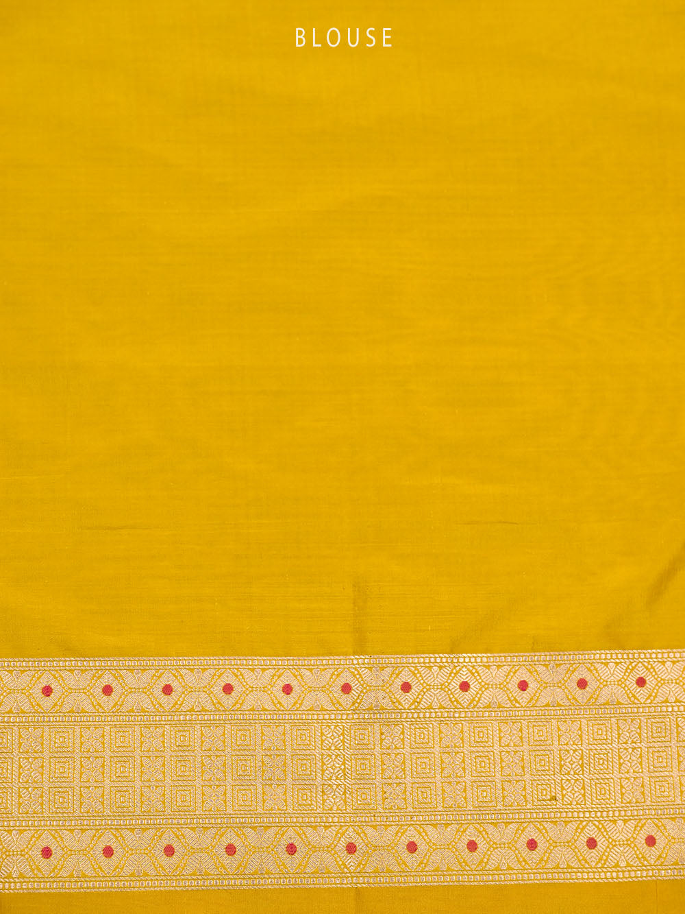 Mustard Meenakari Silk Handloom Banarasi Lehenga