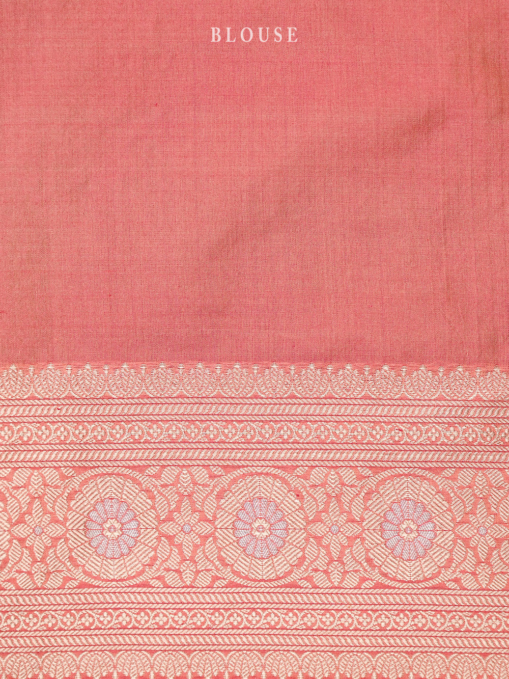 Pastel Peach Boota Uppada Katan Silk Handloom Banarasi Saree