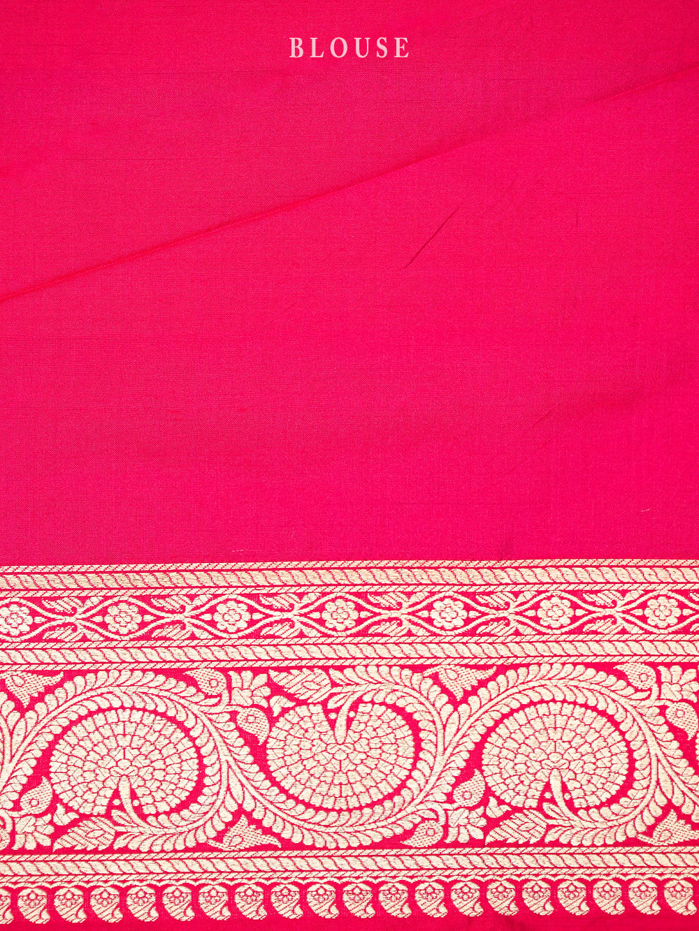 Red Pink Konia Katan Silk Handloom Banarasi Saree