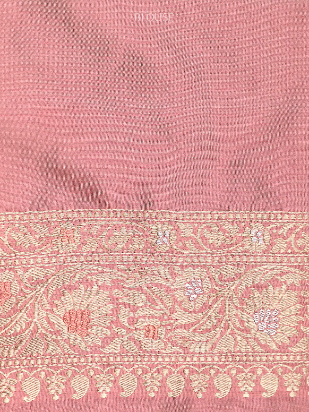 Pastel Pink Meenakari Katan Silk Handloom Banarasi Saree - Sacred Weaves