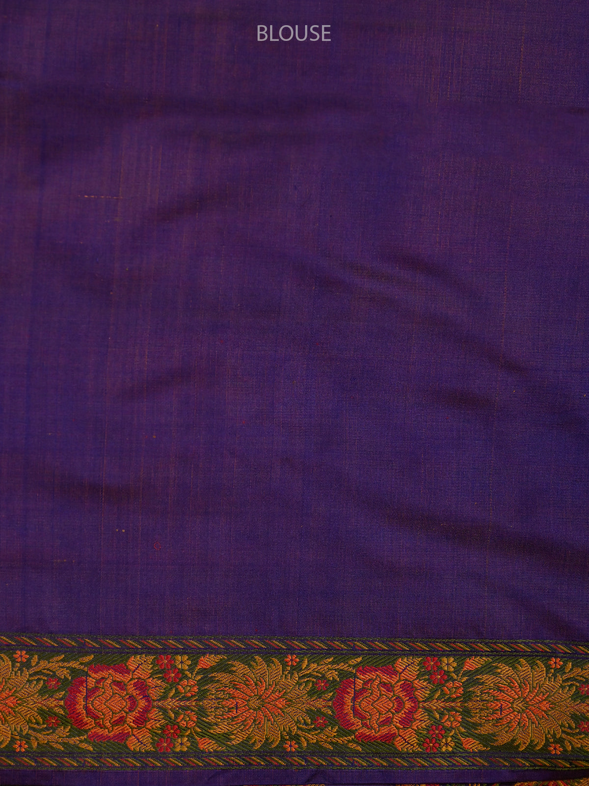 Purple Tanchoi Silk Handloom Banarasi Saree - Sacred Weaves