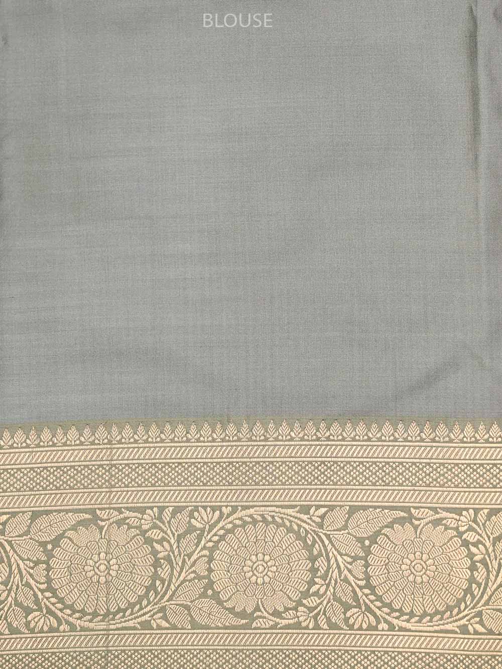 Pista Green Satin Silk Handloom Banarasi Saree - Sacred Weaves