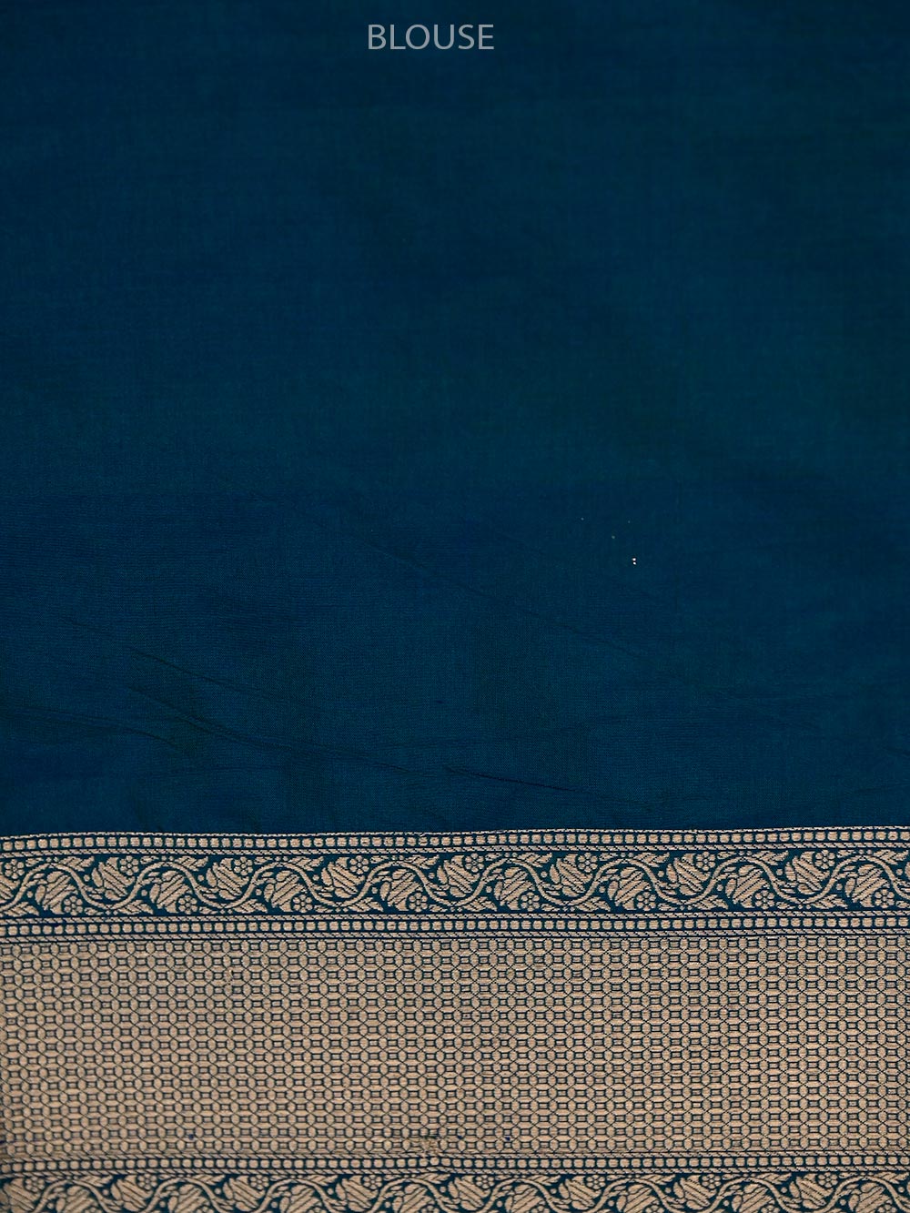 Peacock Green Uppada Katan Silk Handloom Banarasi Saree - Sacred Weaves