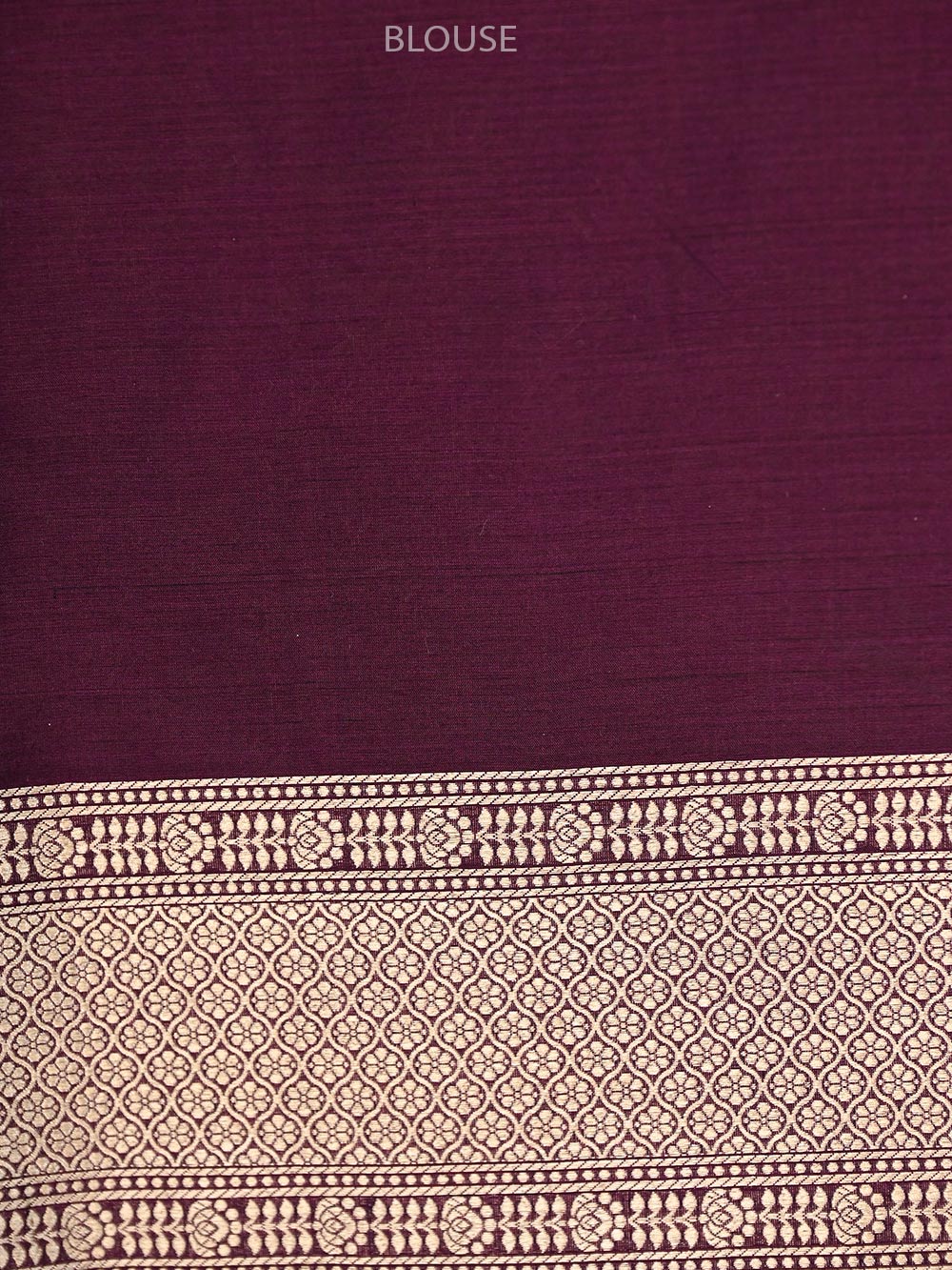 Dark Purple Uppada Katan Silk Handloom Banarasi Saree - Sacred Weaves