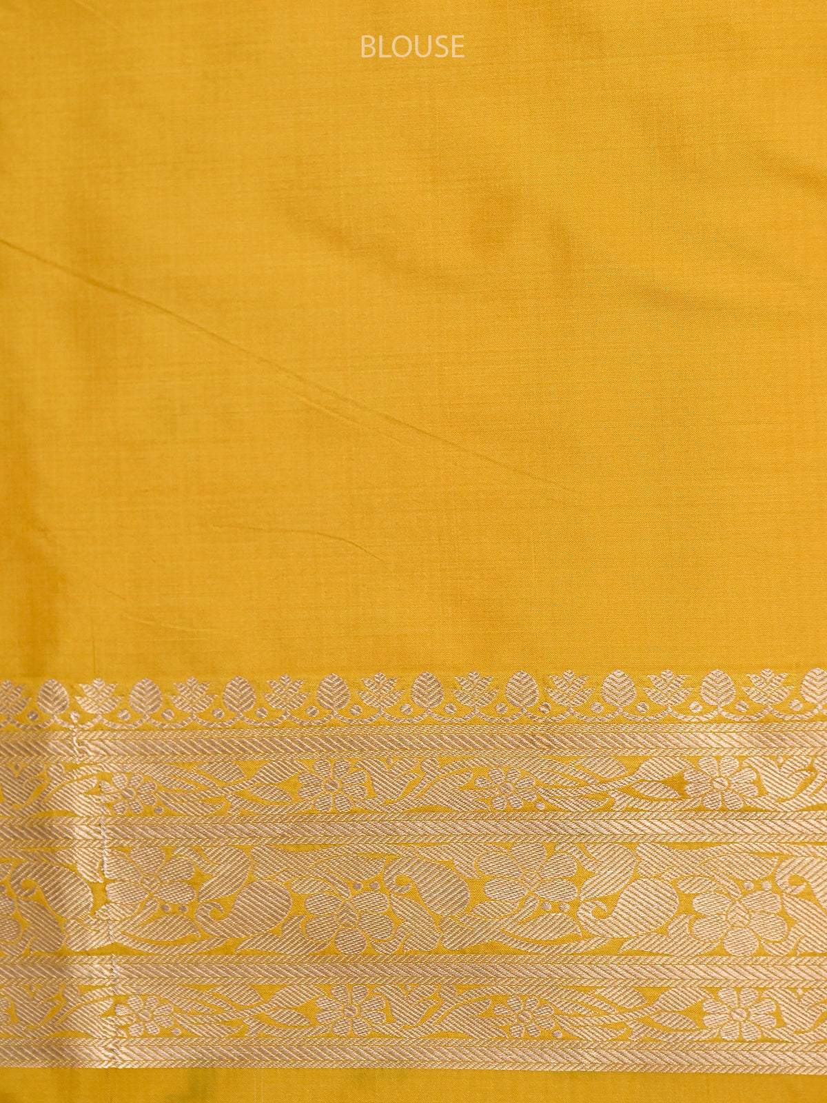 Yellow Shikargah Katan Silk Handloom Banarasi Saree - Sacred Weaves