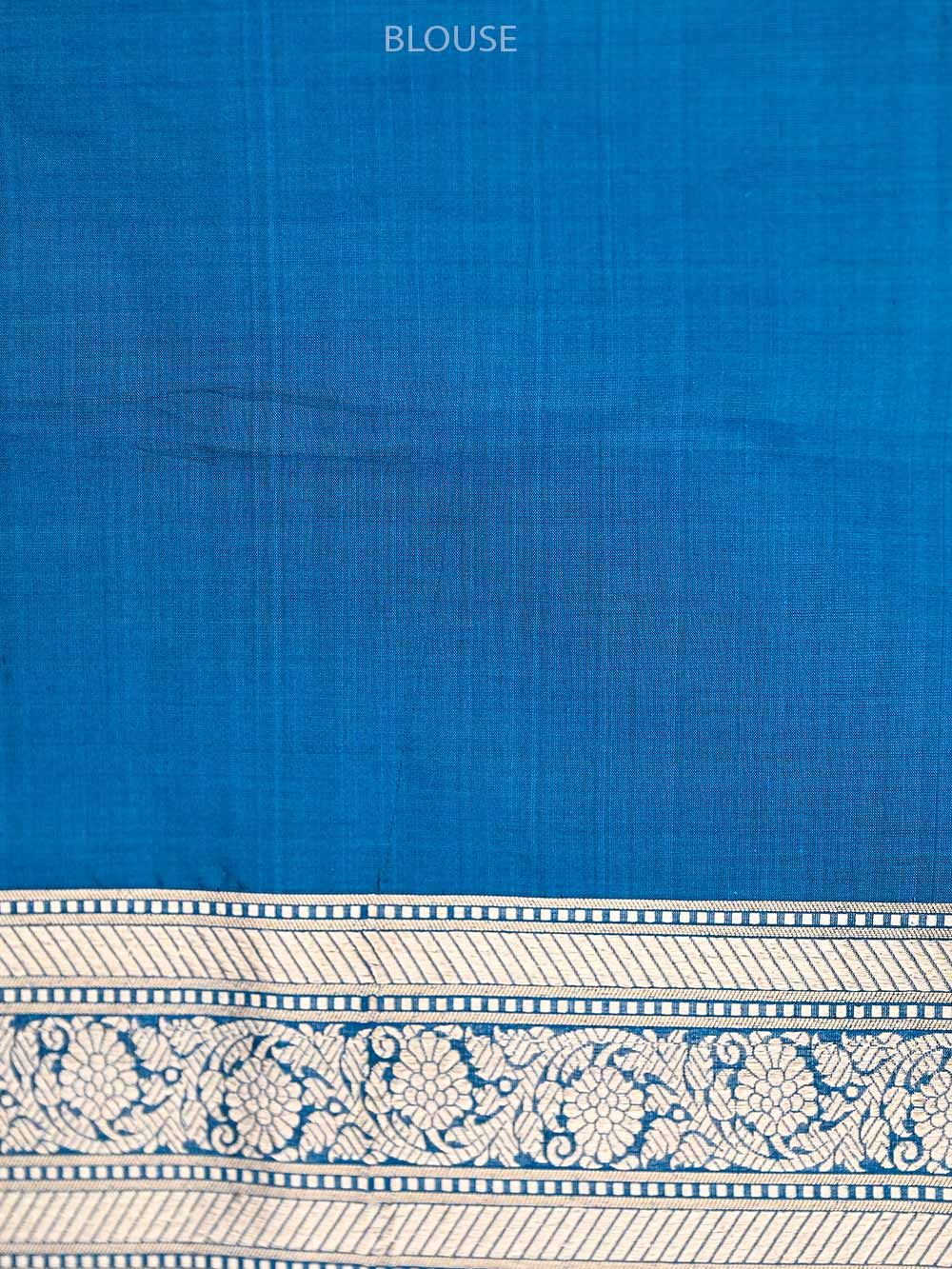 Royal Blue Katan Silk Brocade Handloom Banarasi Saree - Ssacred Weaves