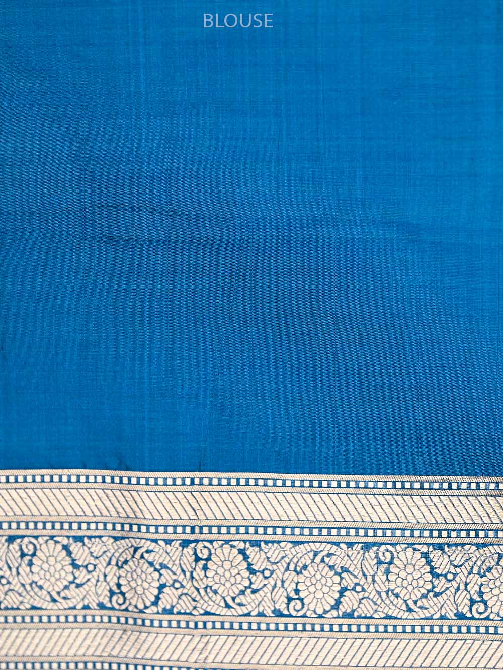 Royal Blue Katan Silk Brocade Handloom Banarasi Saree - Ssacred Weaves