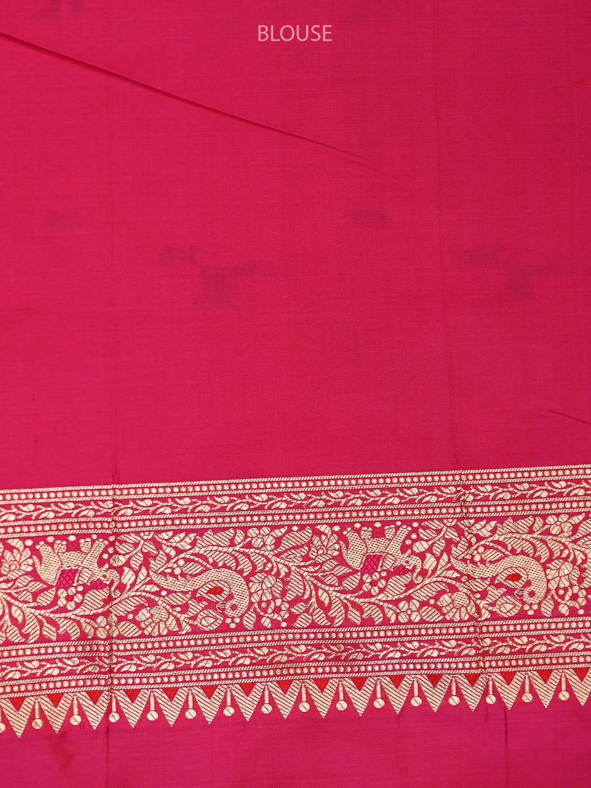 Pink Orange Shikargah Katan Silk Handloom Banarasi Saree - Sacred Weaves