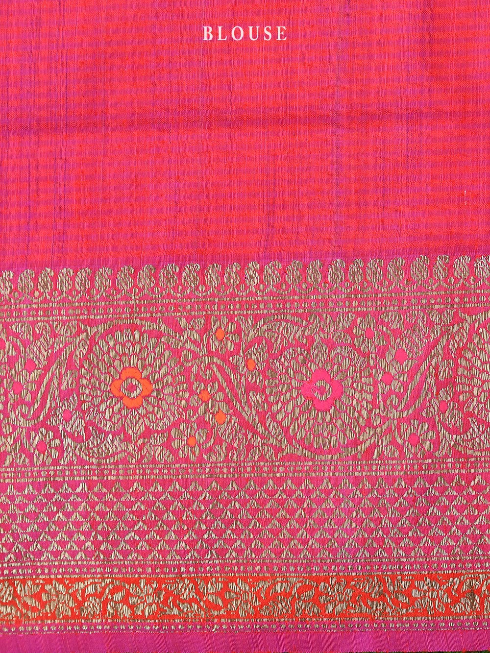 Red Magenta Meenakari Jaal Dupion Silk Handloom Banarasi Saree - Sacred Weaves