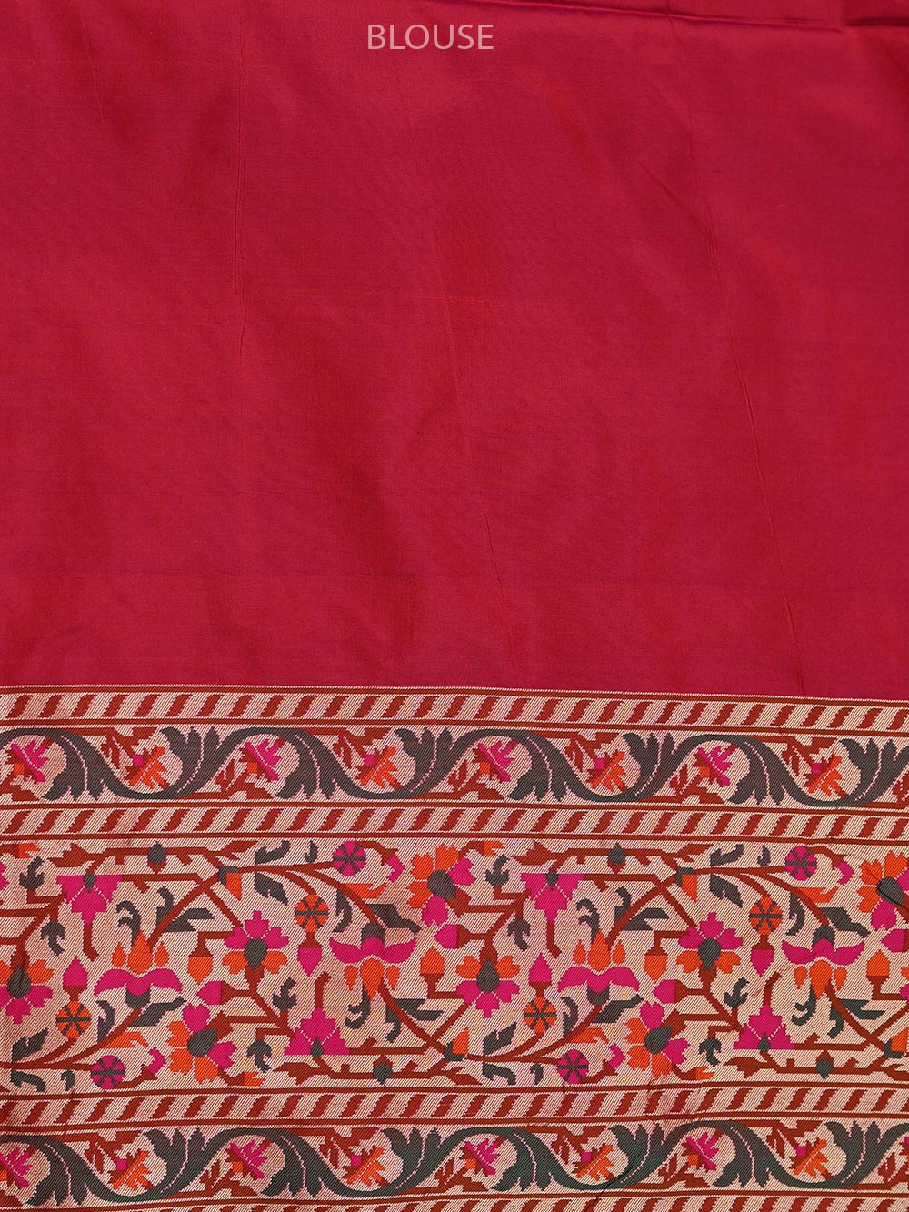 Dark Purple Paithani Katan Silk Handloom Banarasi Saree - Sacred Weaves