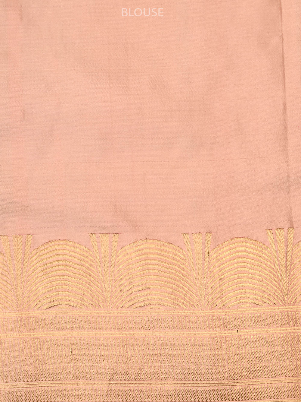 Pastel Pink Stripe Satin Tanchoi Handloom Banarasi Saree - Sacred Weaves