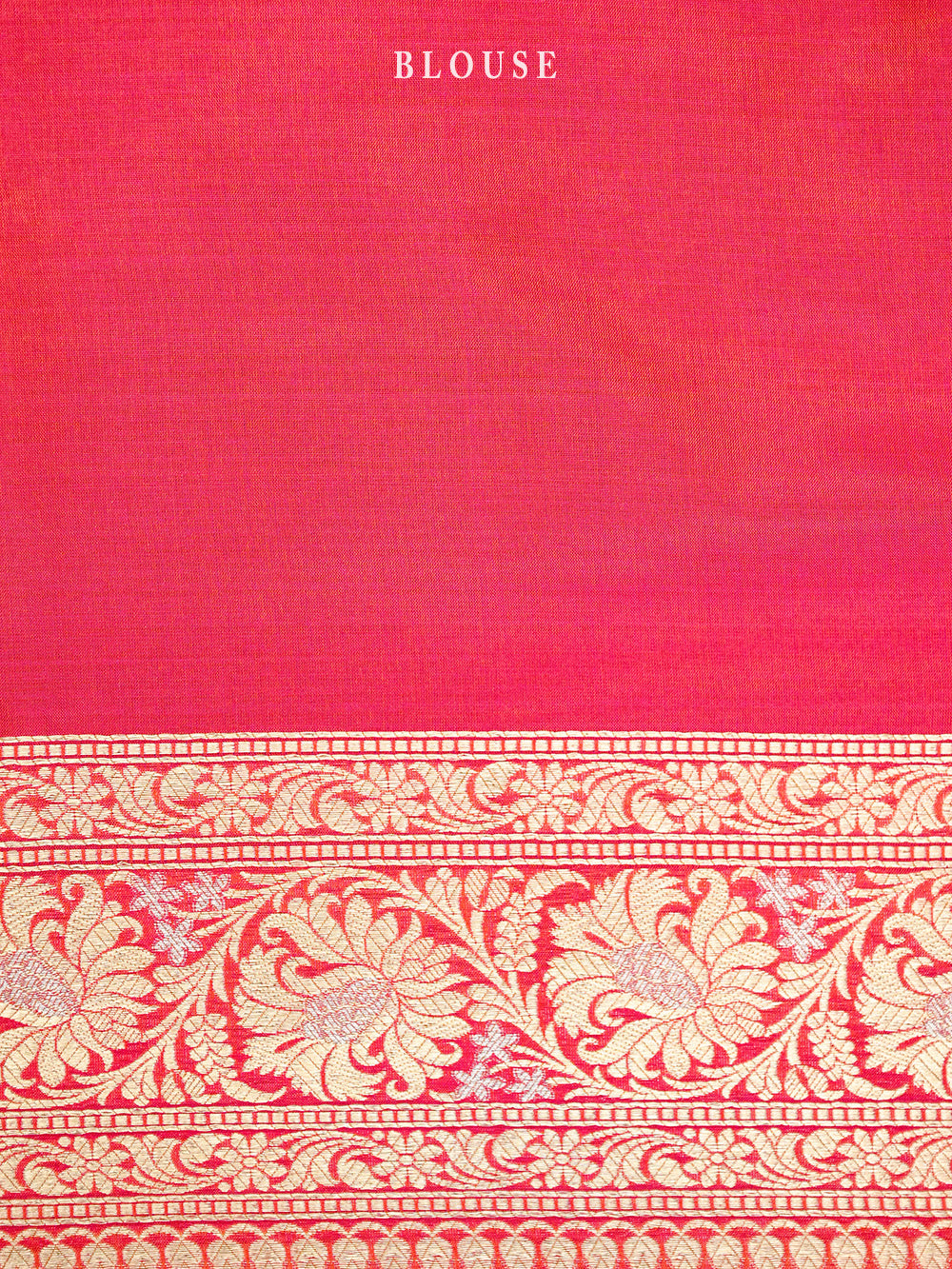 Orange Pink Jaal Uppada Katan Silk Handloom Banarasi Saree - Sacred Weaves