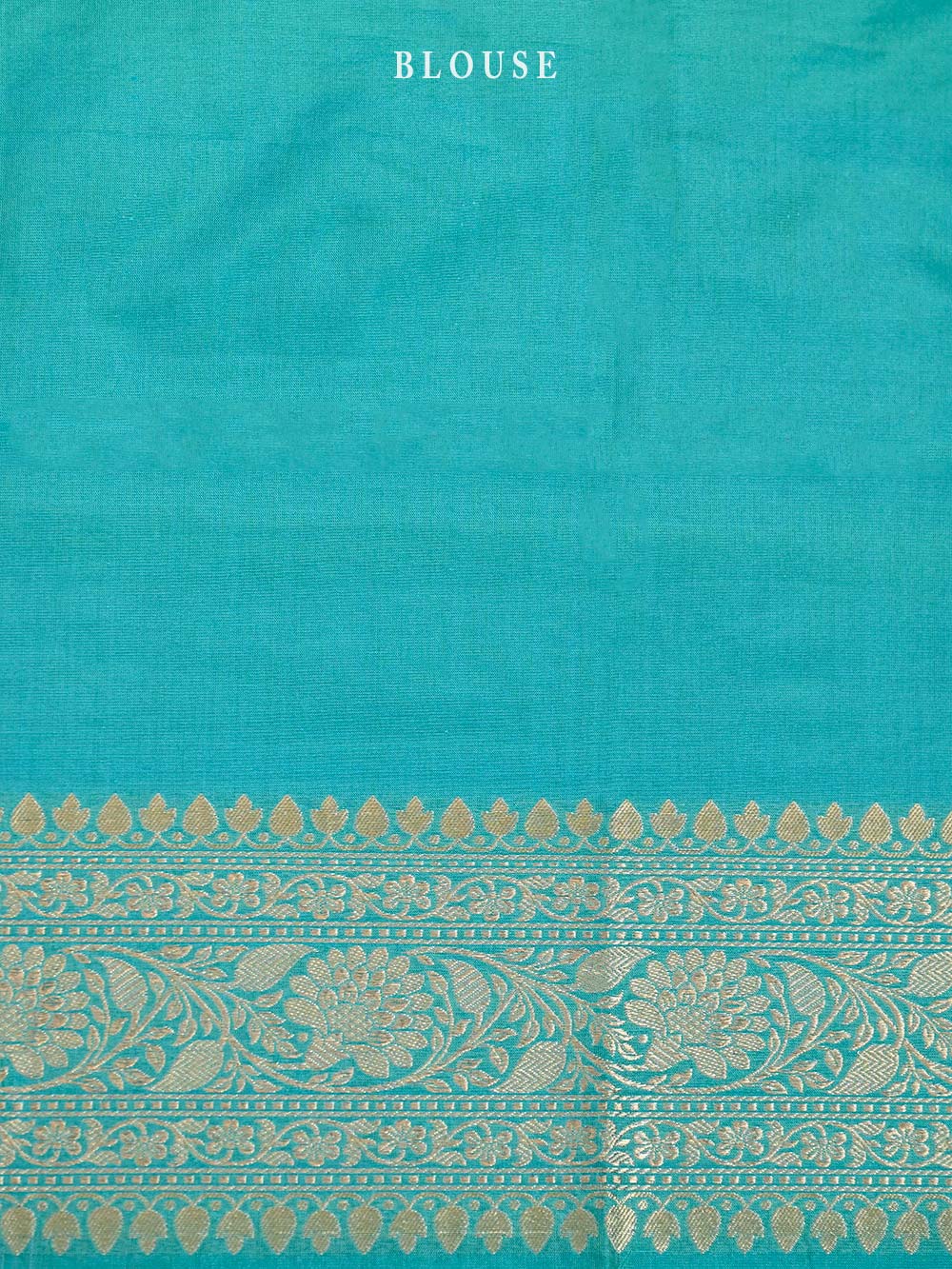 Sea Green Booti Katan Silk Handloom Banarasi Saree - Sacred Weaves