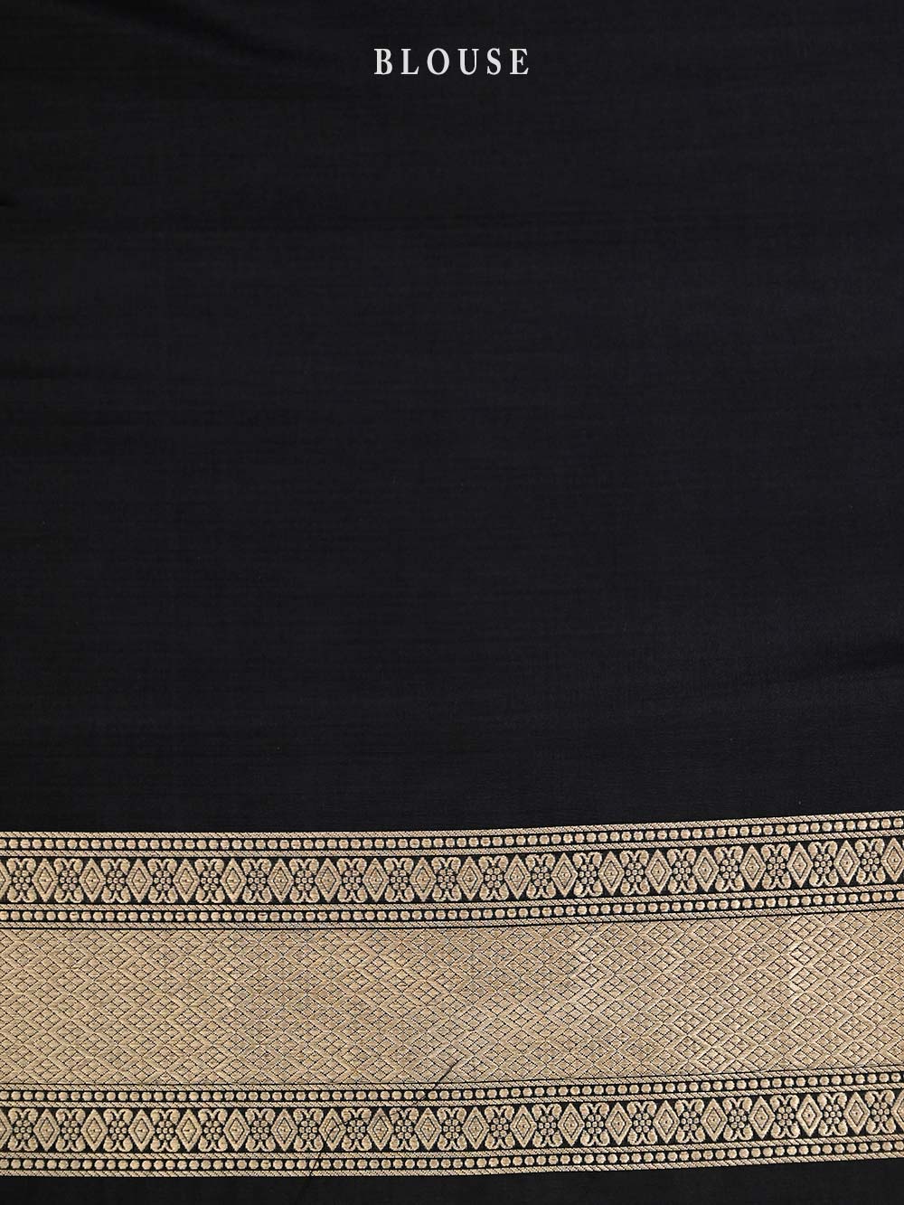 Black Uppada Katan Silk Handloom Banarasi Saree - Sacred Weaves
