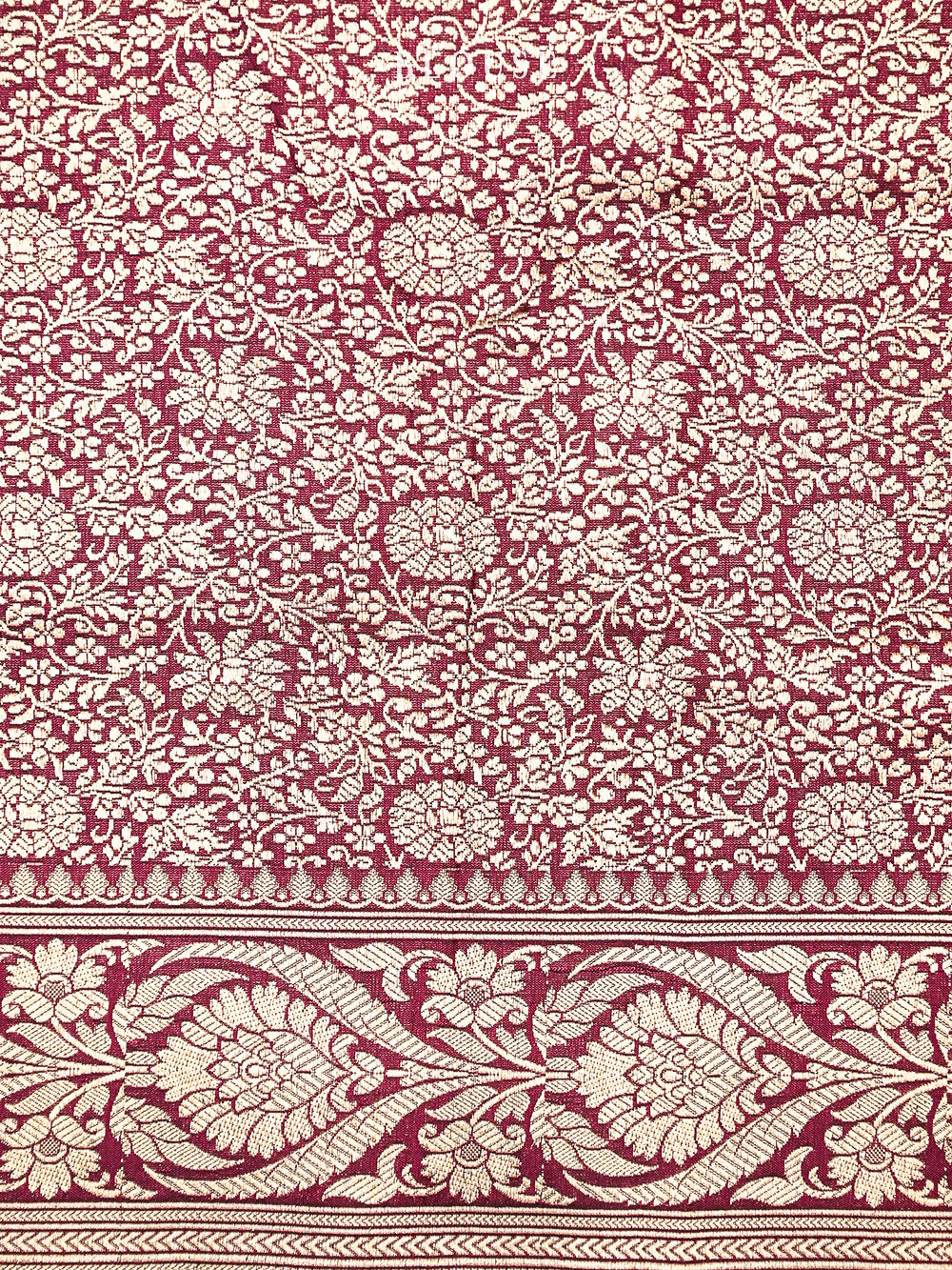 Wine Meenakari Uppada Katan Silk Handloom Banarasi Saree