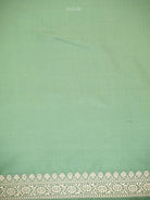 Pastel Green Konia Satin Silk Handloom Banarasi Saree - Sacred Weaves