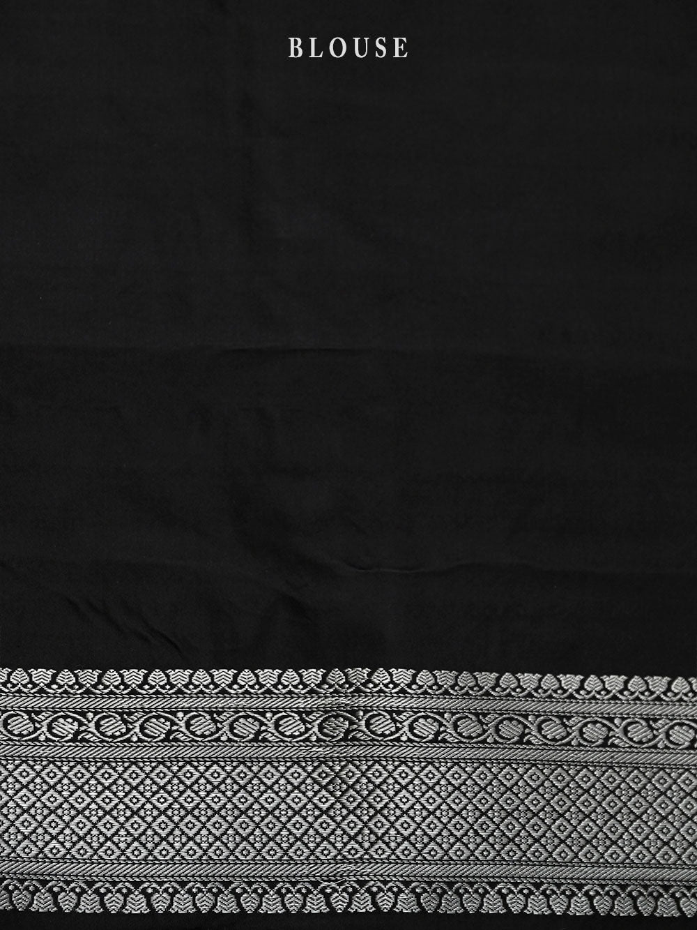 Black Stripe Katan Silk Handloom Banarasi Saree - Sacred Weaves