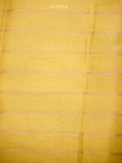 Yellow Katan Silk Tissue Handloom Banarasi Saree - Sacred Weaves