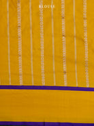 Mustard Sona Roopa Boota Satin Silk Handloom Banarasi Saree - Sacred Weaves