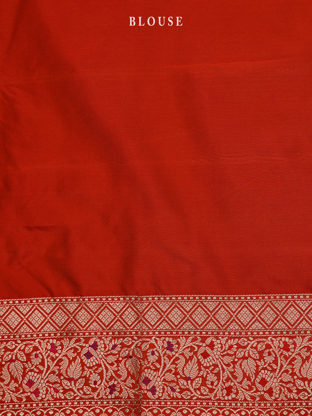 Red Meenakari Katan Silk Handloom Banarasi Saree - Sacred Weaves